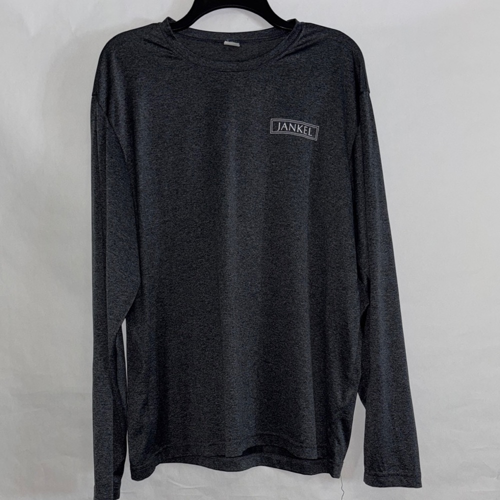 Men's Utilitarian Military Gray Long Sleeve Shirt Size XL